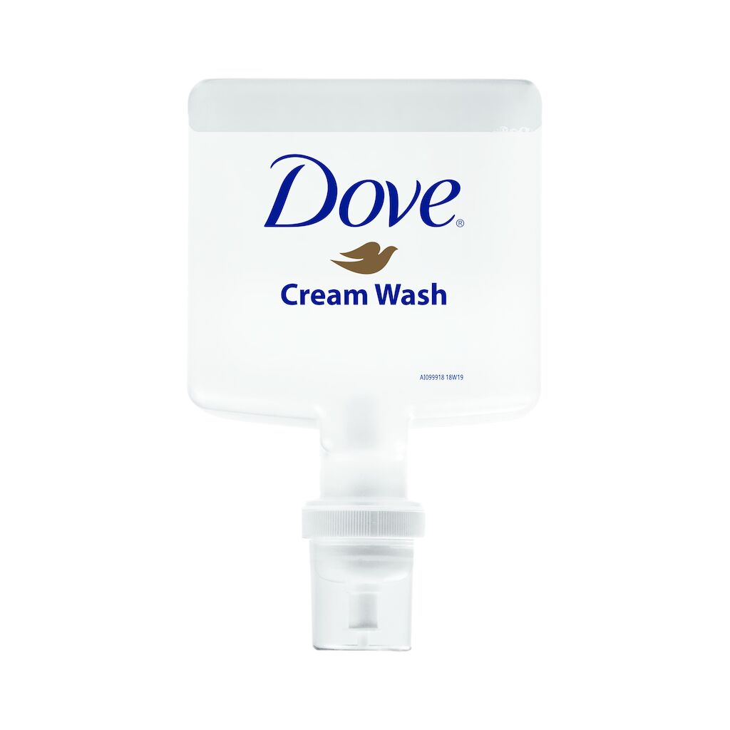 Soft Care Dove Cream Wash 4x1.3L - Mild lyxig tvålcrème för händerna för IntelliCare-dispenser