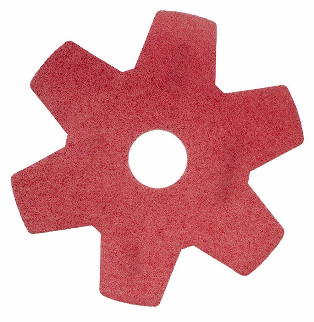 Twister Hybrid rondell 2x1st - 13" / 33 cm - Röd - Diamantrondell för lättslipning och nollställning