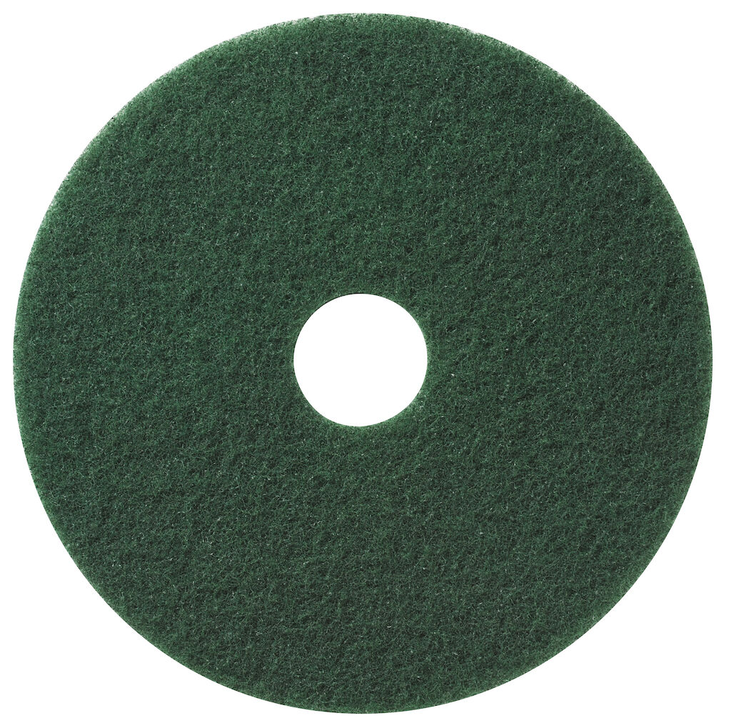 TASKI Americo Pad - Green 5pc - 11" / 28 cm - Green - Scrub pad for deep wet scrubbing or light stripping
