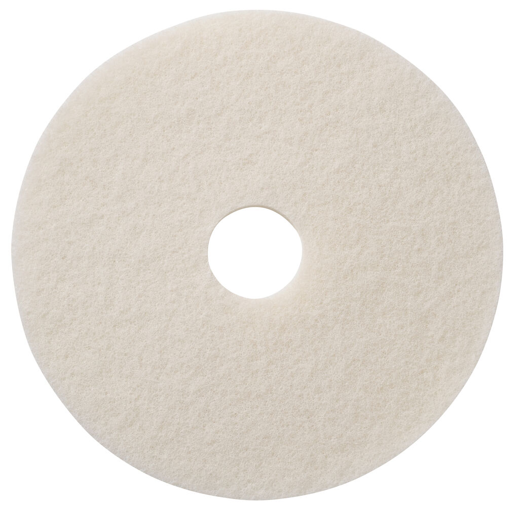 TASKI Americo Pad - White 5pc - 17" / 43 cm - White - Super polishing pad