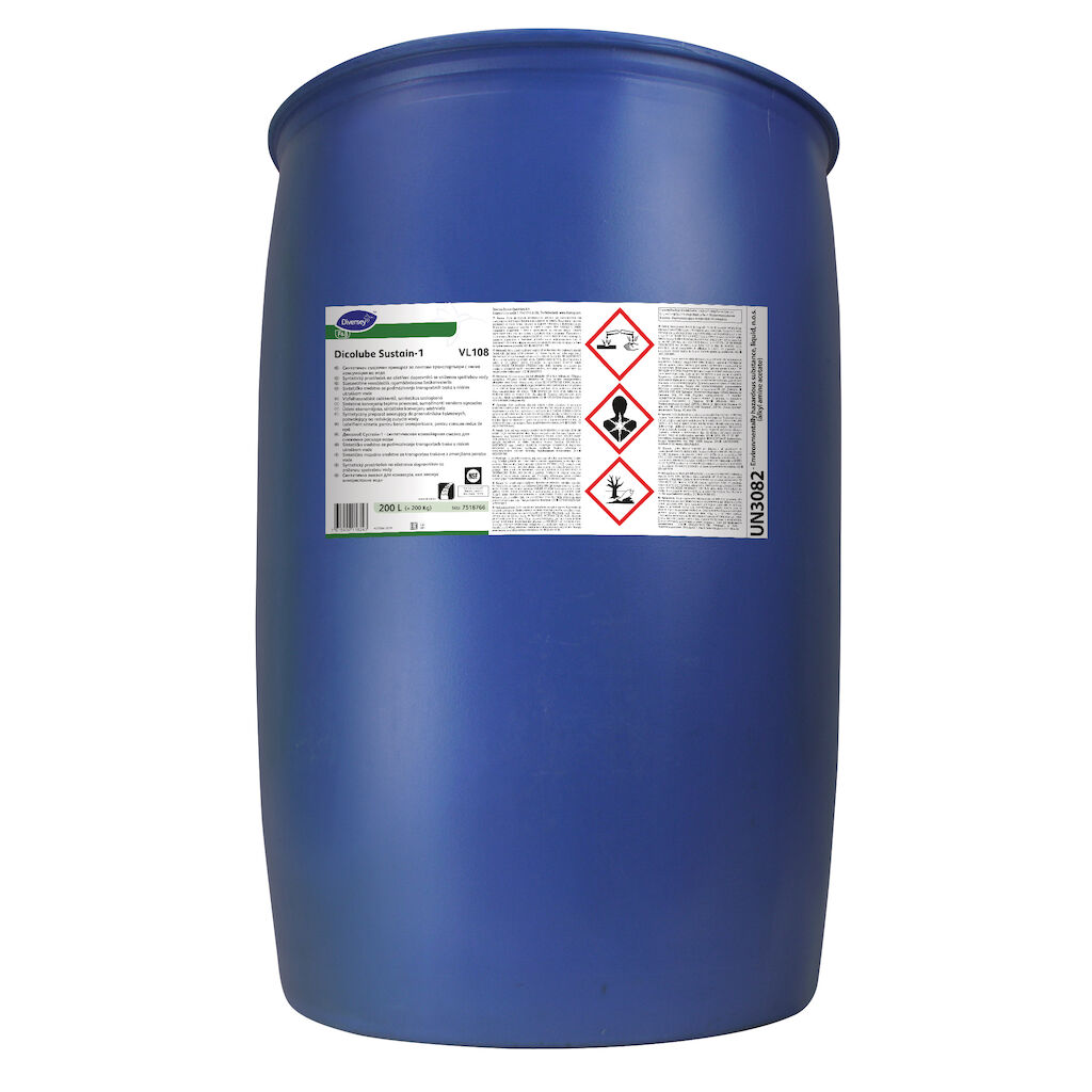 Dicolube Sustain-1 VL108 200L - Syntetiskt vattenbesparande bansmörjningsmedel