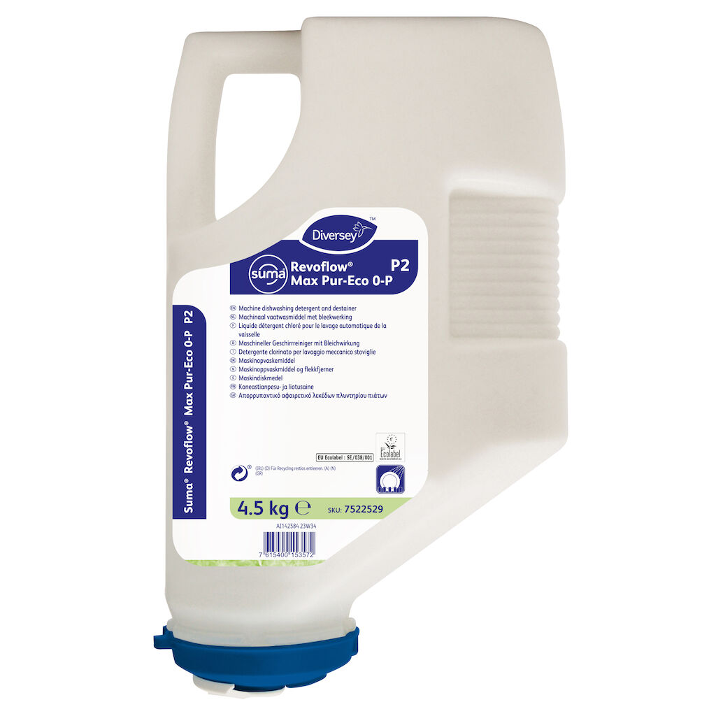 Suma Revoflow Max Pur-Eco 0-P P2 3x4.5kg - Maskindiskmedel utan fosfat för mjuka och medelhårda vatten