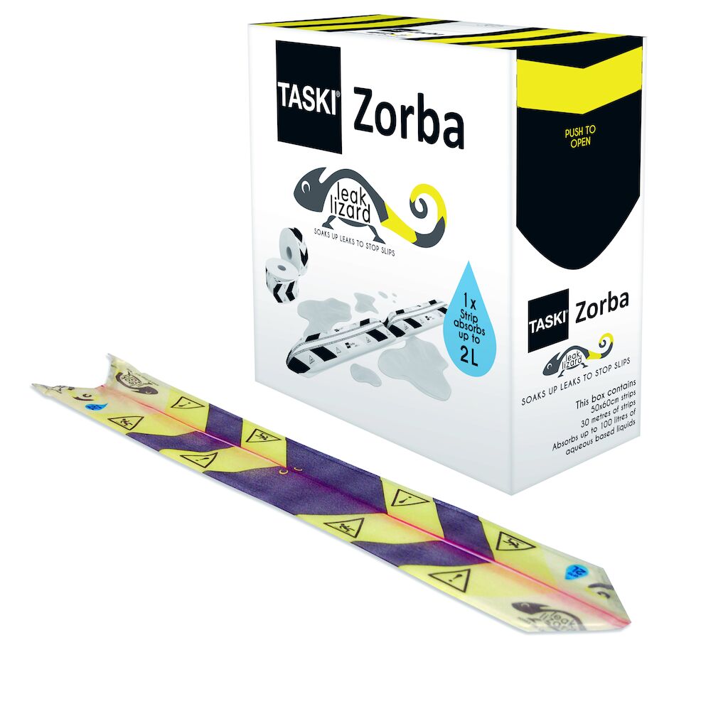 TASKI Zorba Leak Lizard 1st - 50 x 60 cm - Högabsorberande engångsprodukt