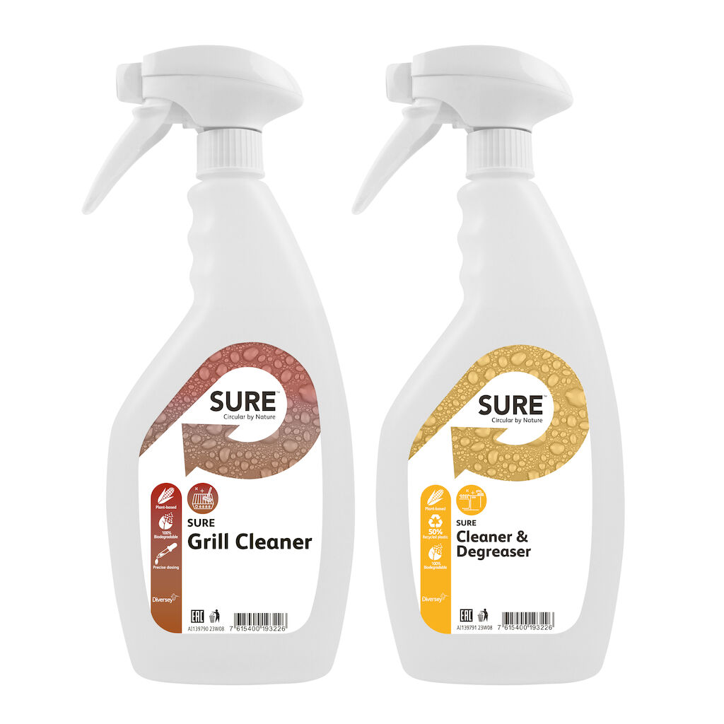 Sprayflaskor för SURE Grill Cleaner & SURE Cleaner & Degreaser - 750ml 6x1st - 750 ml