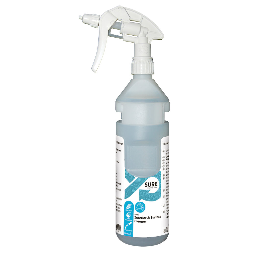 Sprayflaska till SURE Interior & Surface Cleaner 6x1st - 750 ml