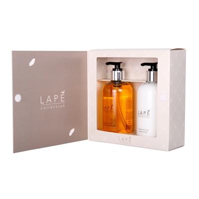 LAPĒ Collection Oriental Lemon Tea gåvobox 6x1st - Innehåller 1st LAPÄ’ handtvål och 1st LAPÄ’ handcrème