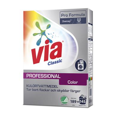 Via Pro Formula Color 8.32kg - Effektivt och drygt kulörtvättmedel i pulverform utan blekmedel