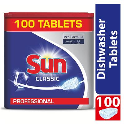 Sun Pro Formula Classic tablets SWAN 100pc - Nordic swan ecolabel diswasher tablets classic, suitable for household dishwashers