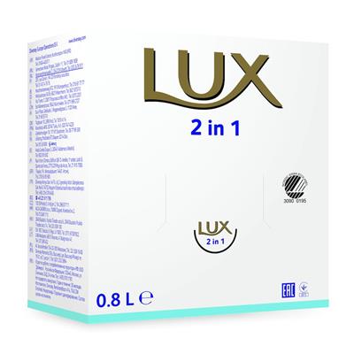 Soft Care Lux 2 in 1 6x0.8L - LUX 2 in 1 tvål/bad- och duschcrème