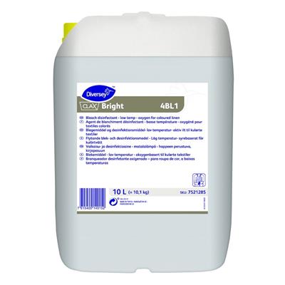 Clax Bright 4BL1 10L - Desinfektionsmedel med blekande funktion – låg temperatur – syrebaserat för kulörtvätt